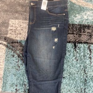 NWT Torrid Bombshell premium stretch jeans Size 24 XT - dark wash skinny jeans